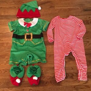Santa’s Lil’ Elf Costume, L (18-24 Months) NWOT